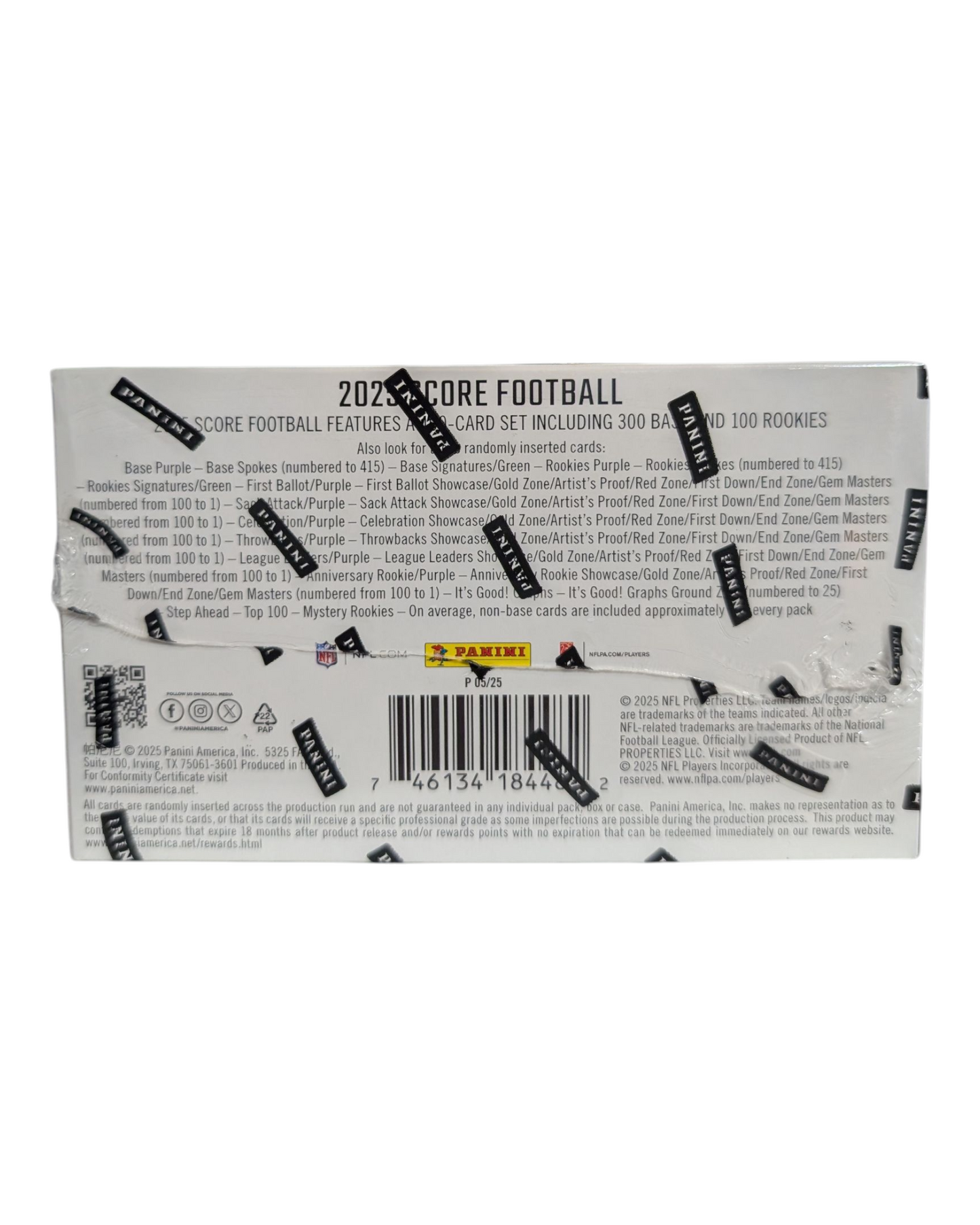 2025 Panini Score Football Retail Box