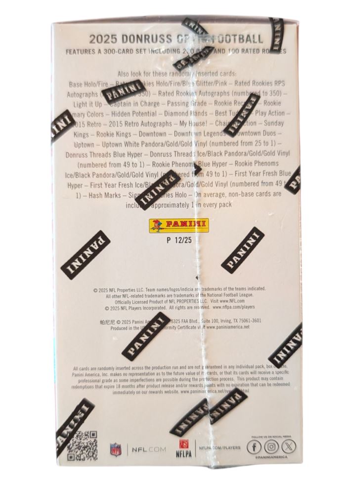 2025 Panini Donruss Optic Football Blaster Box (Pink Parallels)