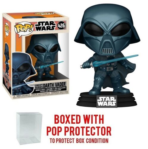 Funko Pop Star Wars Concept Series Darth Vader # 426 (Bundled With Funko Pop # 2 Protective Case)