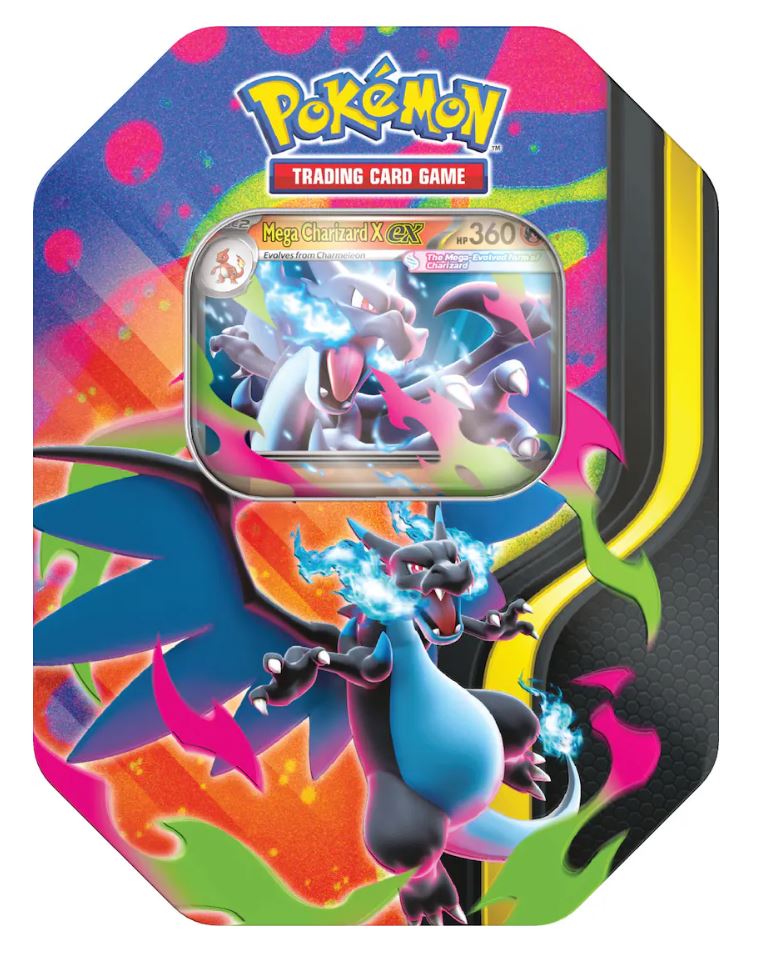 Pokemon TCG: Mega Charizard Tin (Styles May Vary) (Pre-Order)
