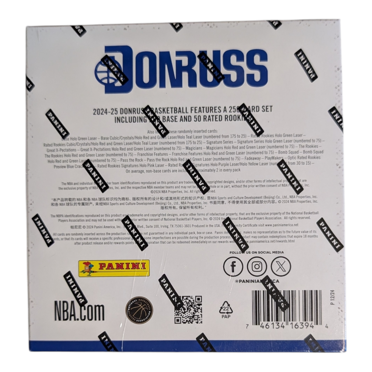 2024-25 Panini Donruss Basketball Mega Box