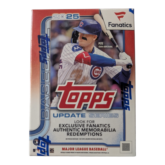 2025 Topps Baseball Update Series Fanatics Exclusive Value Box