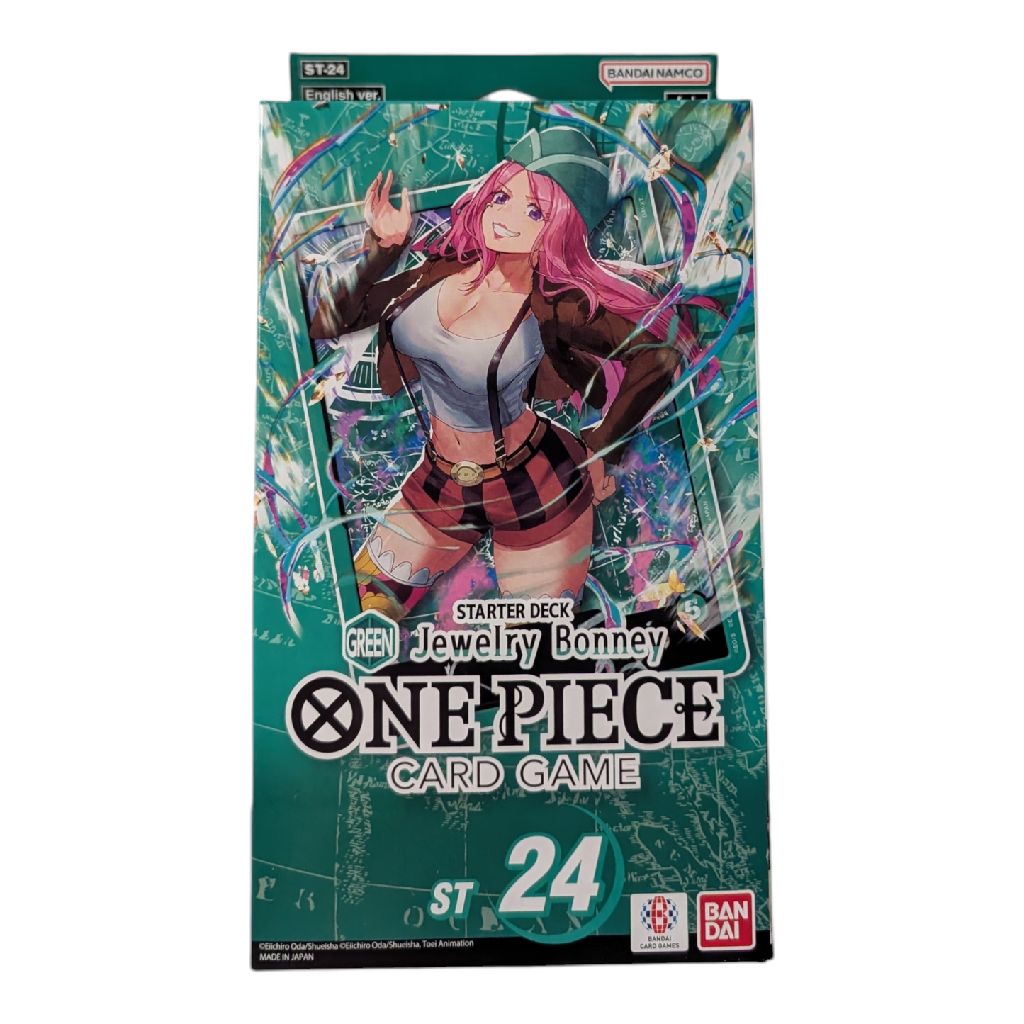 2025 One Piece Starter Deck Green Jewelry Bonney ST-24