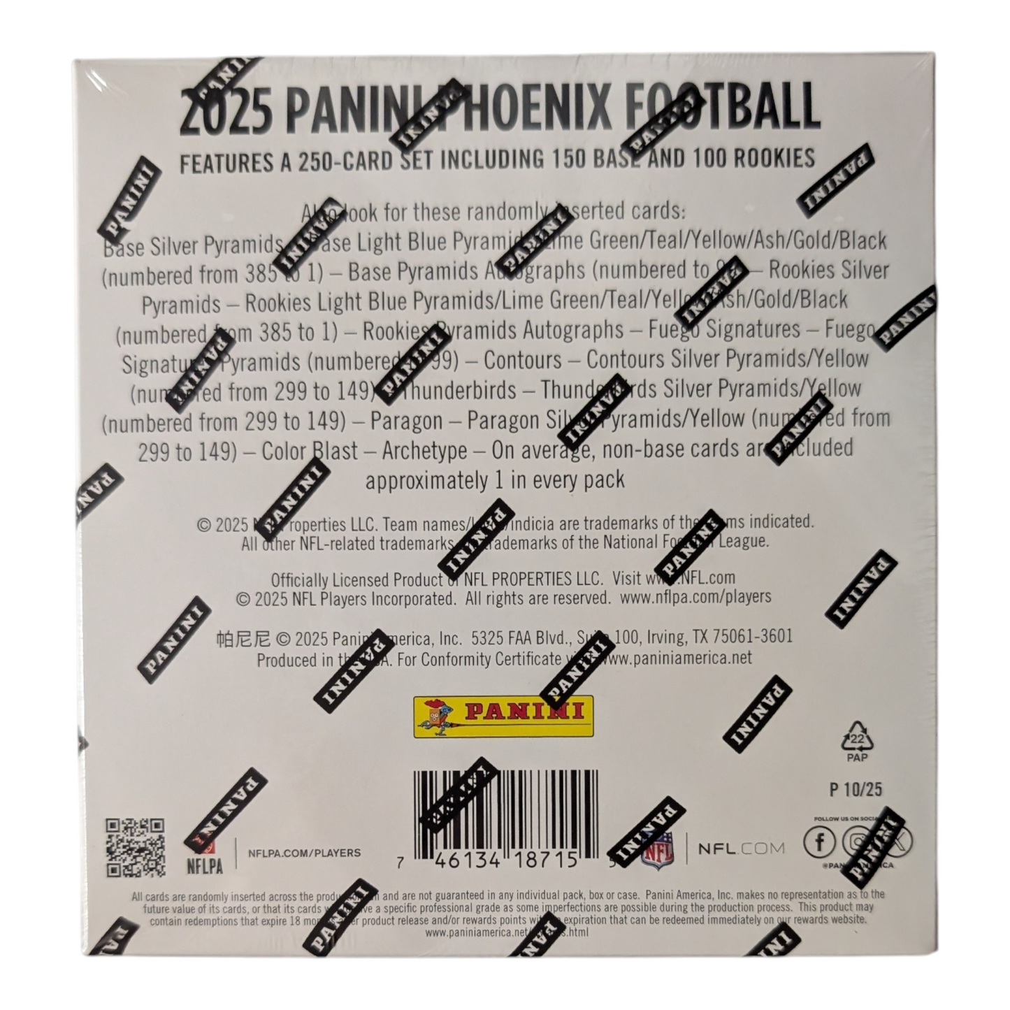 2025 Panini Phoenix Football Mega Box