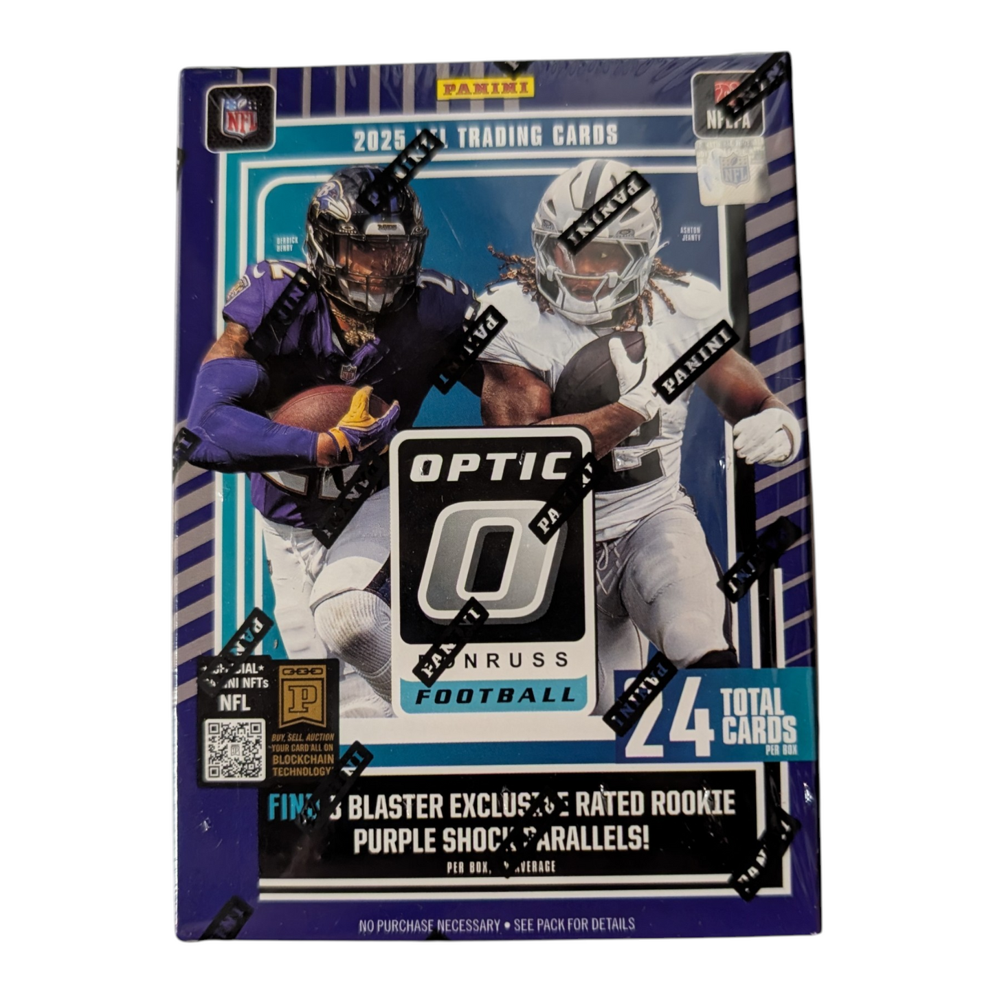 2025 Panini Donruss Optic Football Blaster Box (Purple Shock Prizm's)