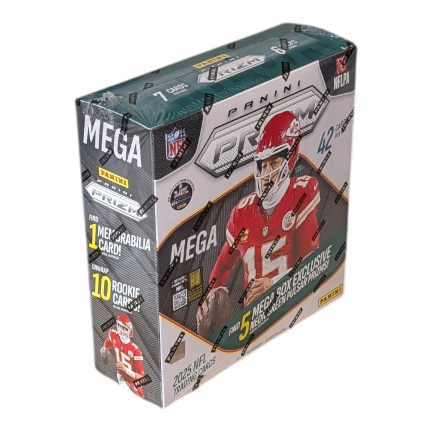 2025 Panini Prizm Football Mega Box (Neon Green Pulsar Prizm's)