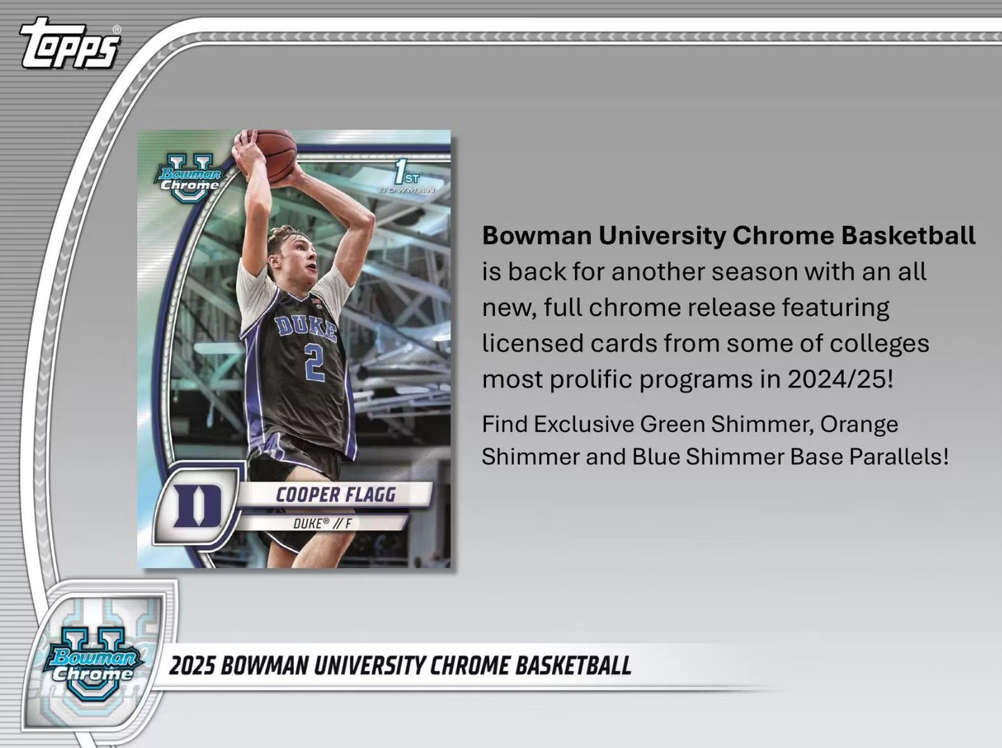 2024-25 Bowman Chrome U Basketball Mega Box