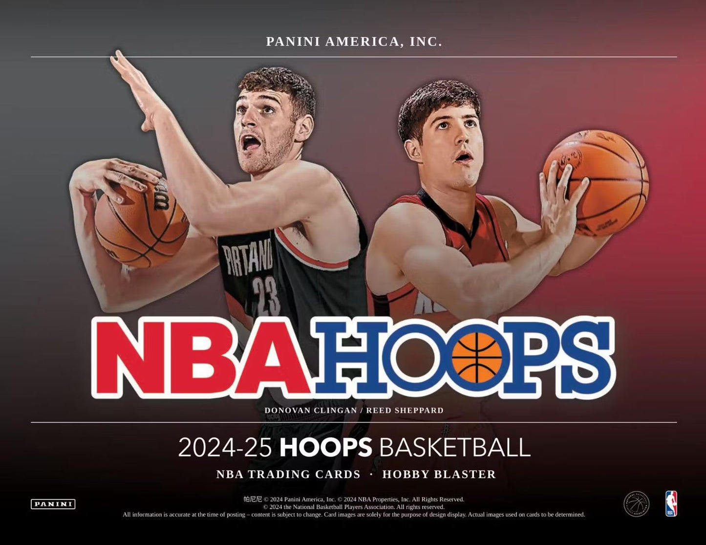 2024-25 Panini Hoops Basketball Hobby Blaster Box