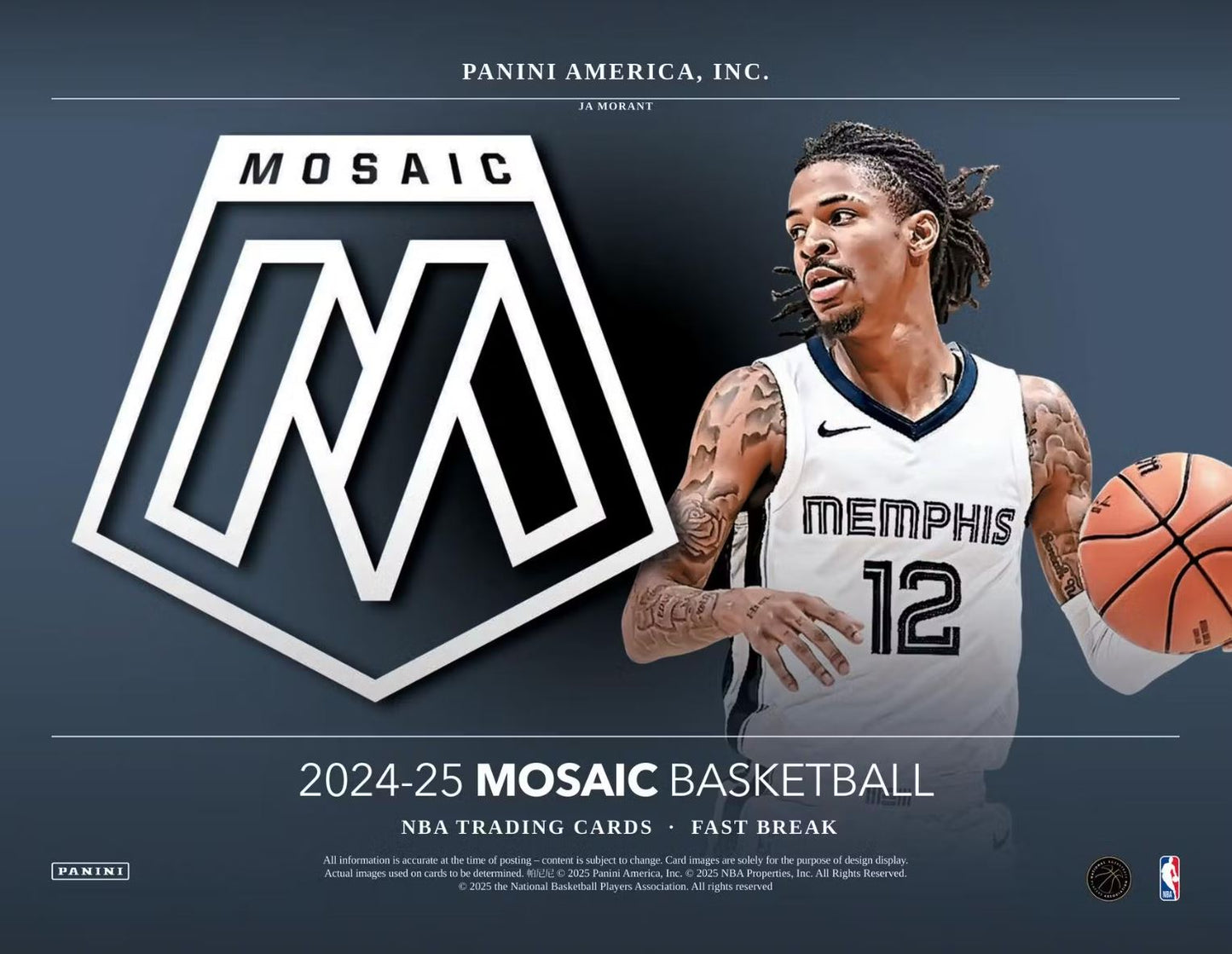 2024-25 Panini Mosaic Basketball Fast Break Box