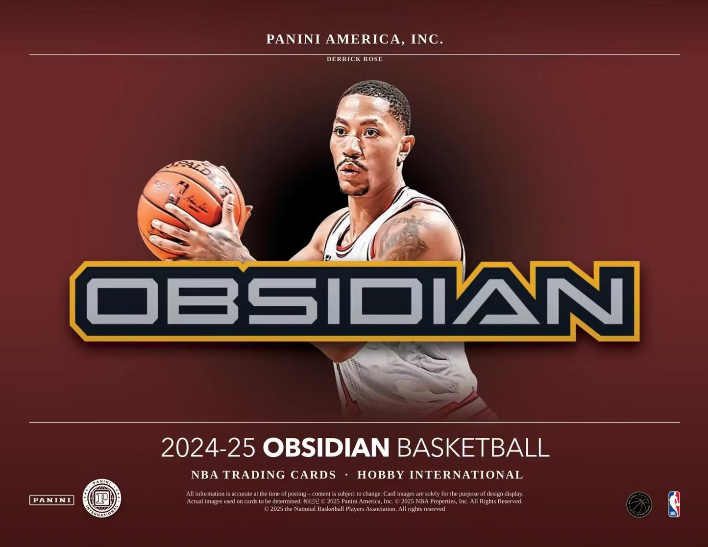 2024-25 Panini Obsidian Basketball International Hobby Box