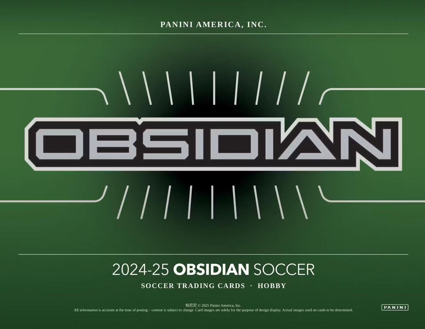2024-25 Panini Obsidian Soccer Hobby Box