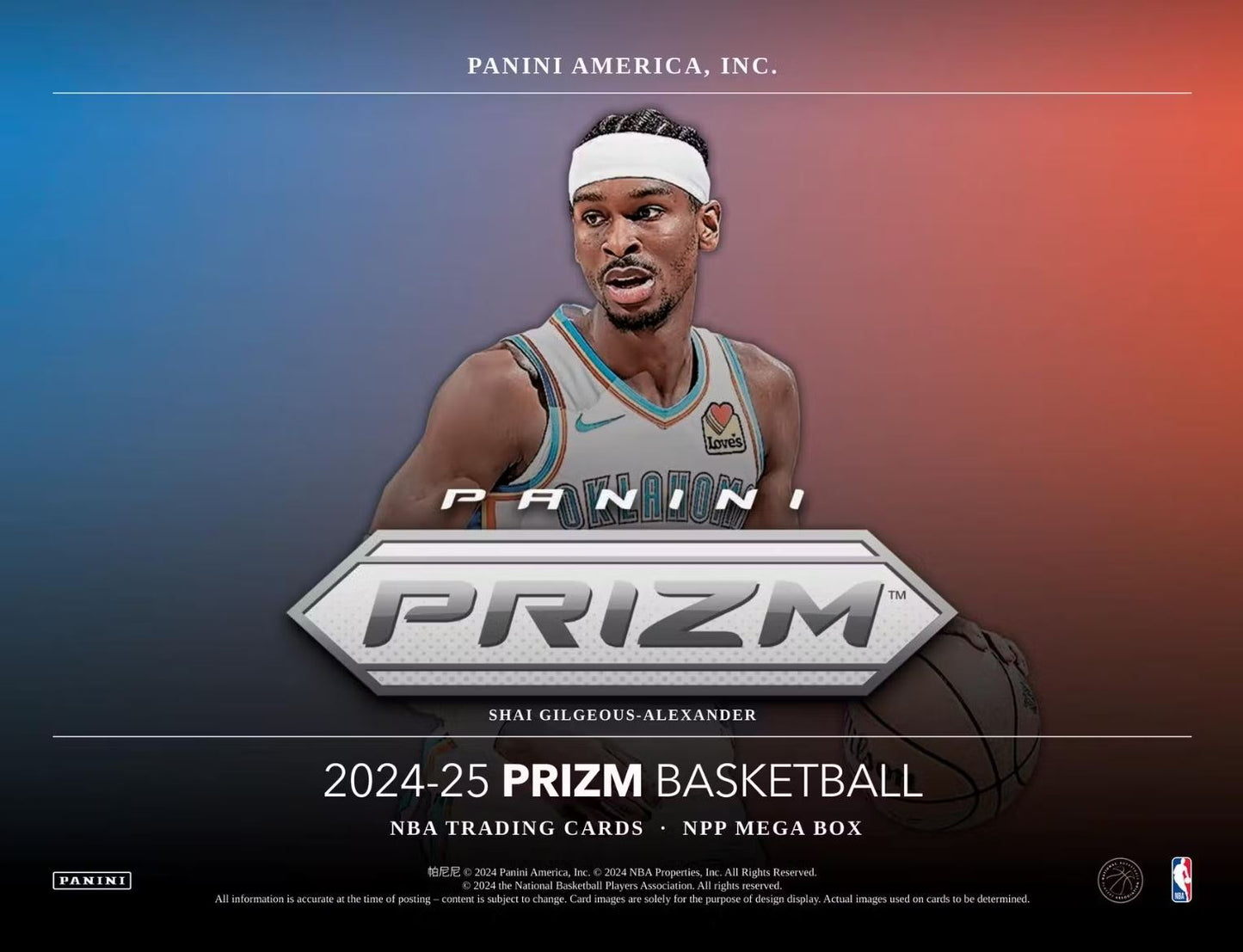 2024-25 Panini Prizm Basketball Mega Box (Pink Ice Prizm's)