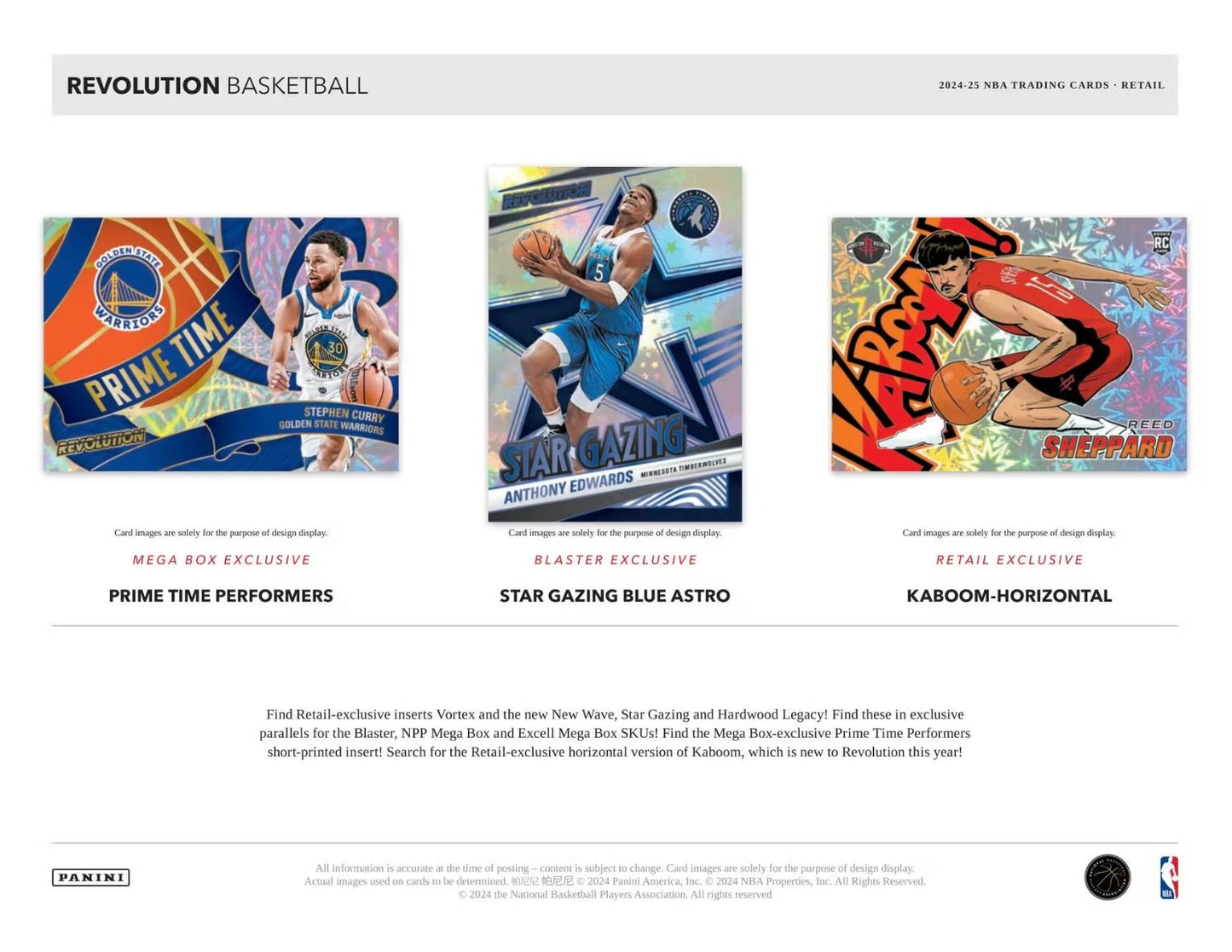 2024-25 Panini Revolution Basketball Blaster Box