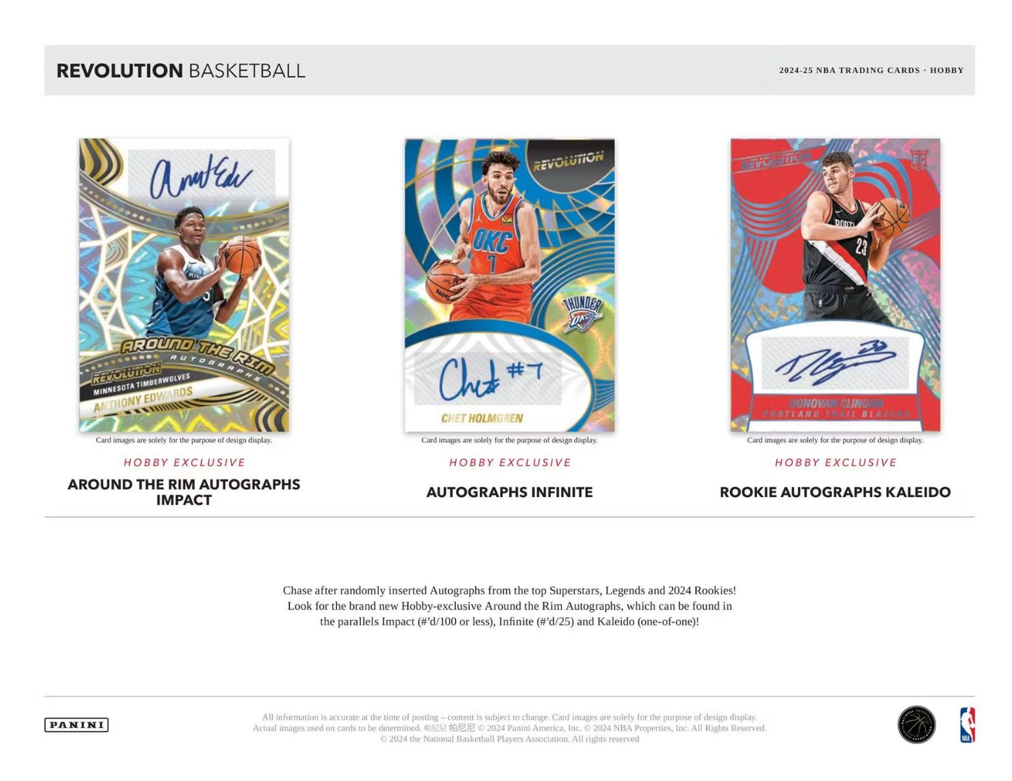 2024-25 Panini Revolution Basketball Hobby Box