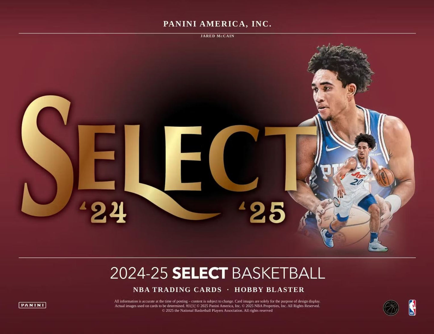 2024-25 Panini Select Basketball Hobby Blaster Box (Green & Red Mojo Prizms)
