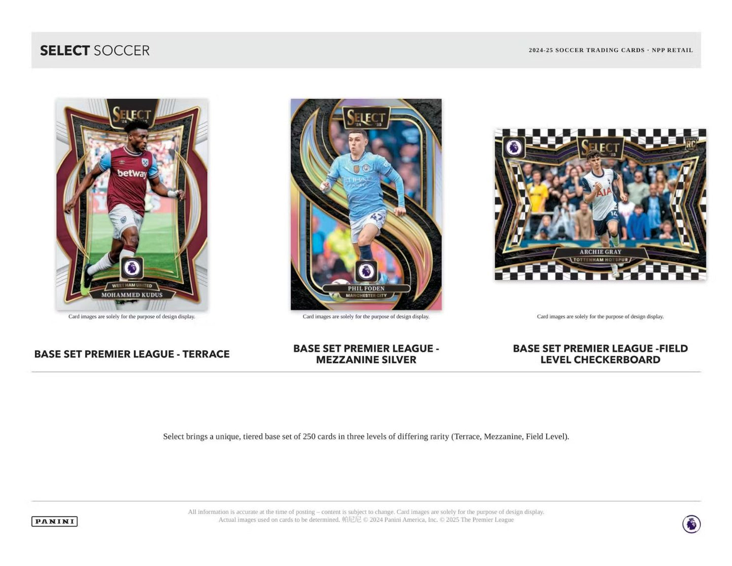 2024-25 Panini Select Premier League EPL Soccer Mega Box