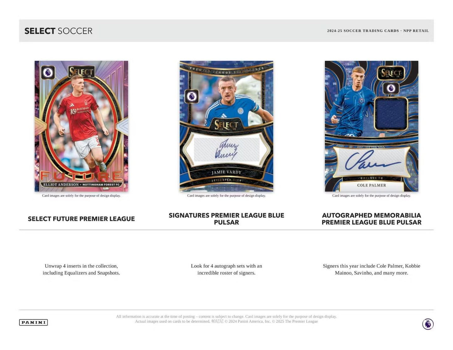 2024-25 Panini Select Premier League EPL Soccer Mega Box