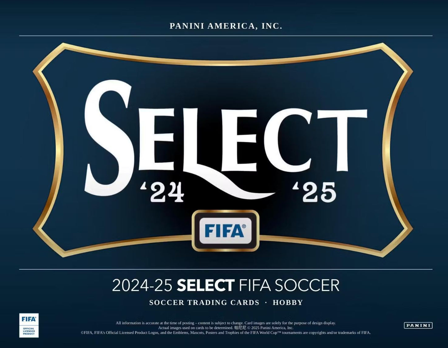 2024-25 Panini Select FIFA Soccer Hobby Box