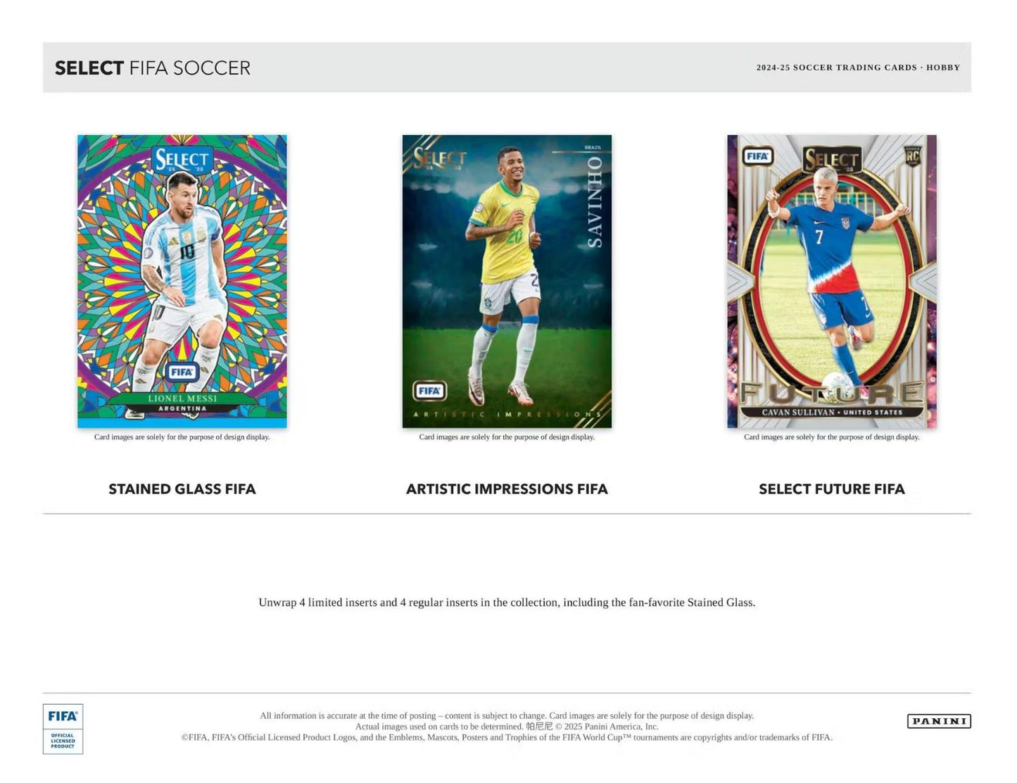 2024-25 Panini Select FIFA Soccer Hobby Box
