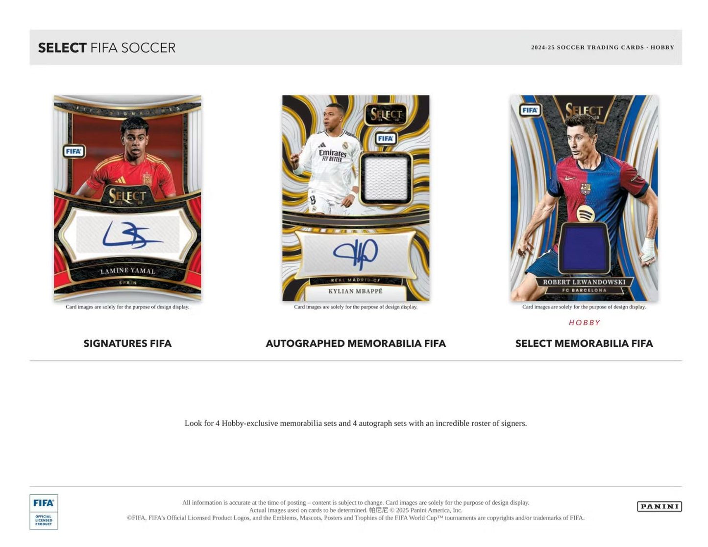 2024-25 Panini Select FIFA Soccer Hobby Box