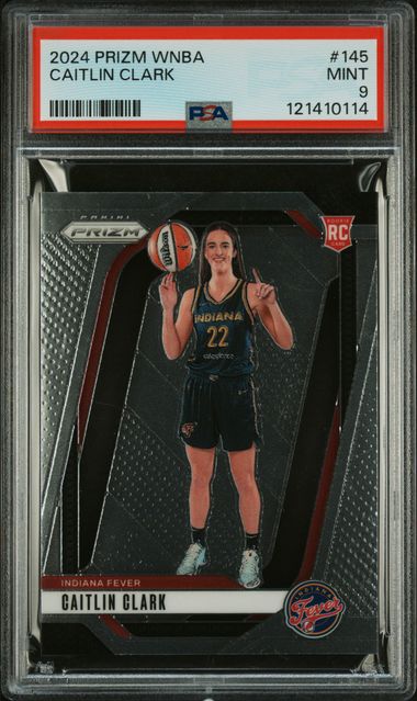 2024 Prizm WNBA Caitlin Clark #145 PSA 9