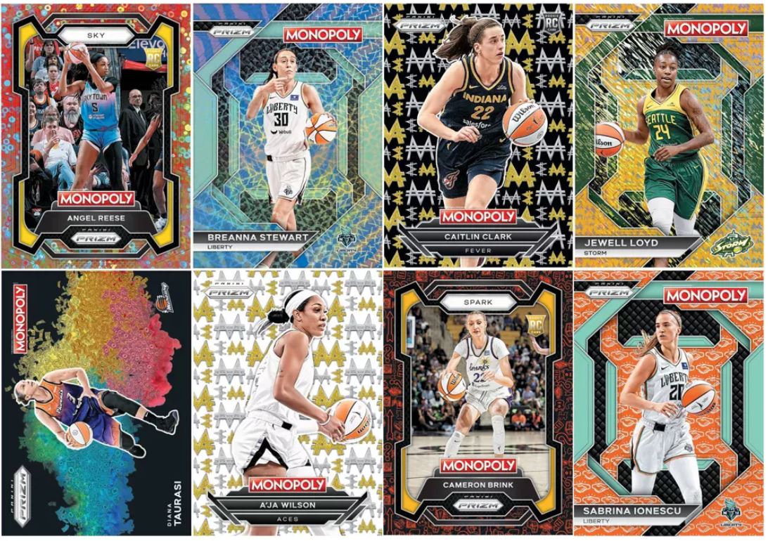 2024 Panini Prizm Monopoly WNBA Basketball Blaster Box