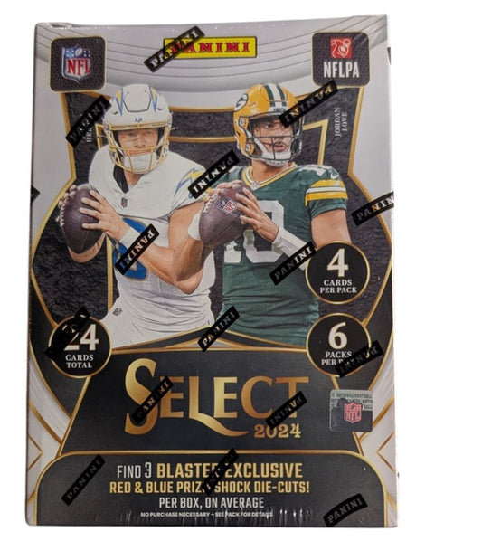2024 Panini Select Football Blaster Box (Red & Blue Prizms)