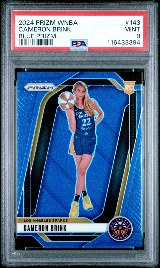 2024 Prizm WNBA-Cameron Brink-Blue Prizm #143 PSA 9