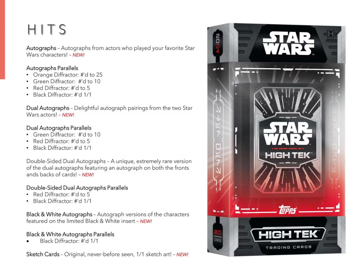 2024 Topps Star Wars High Tek Hobby Box