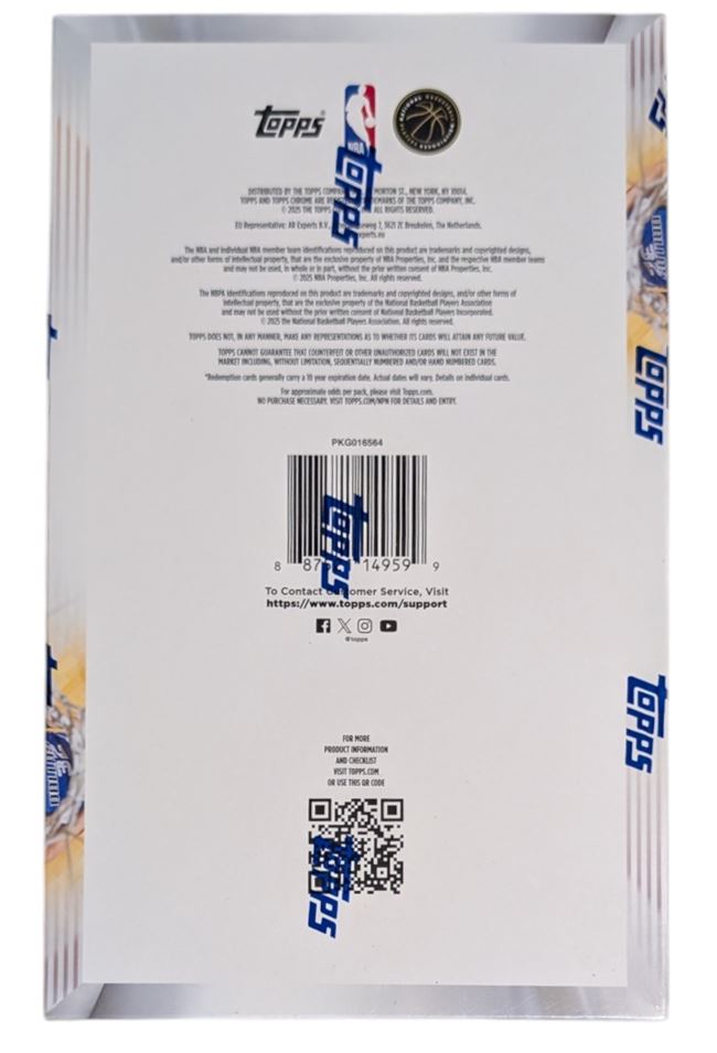 2025-26 Topps Chrome Basketball Hobby Box