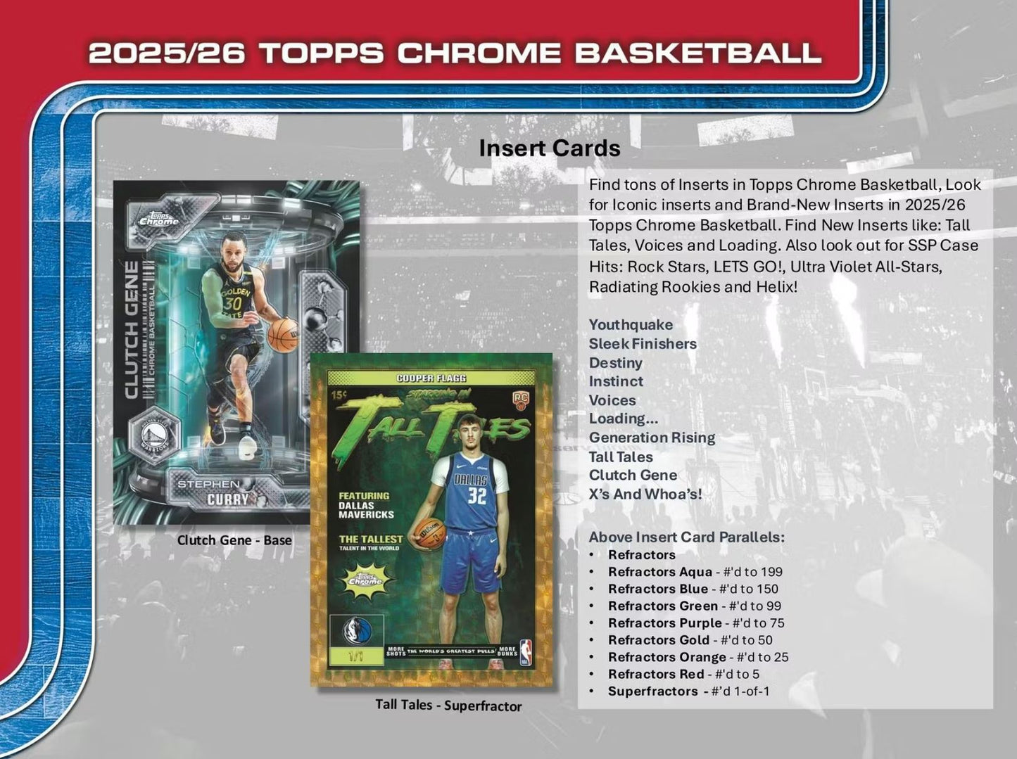 2025-26 Topps Chrome Basketball Hobby Box