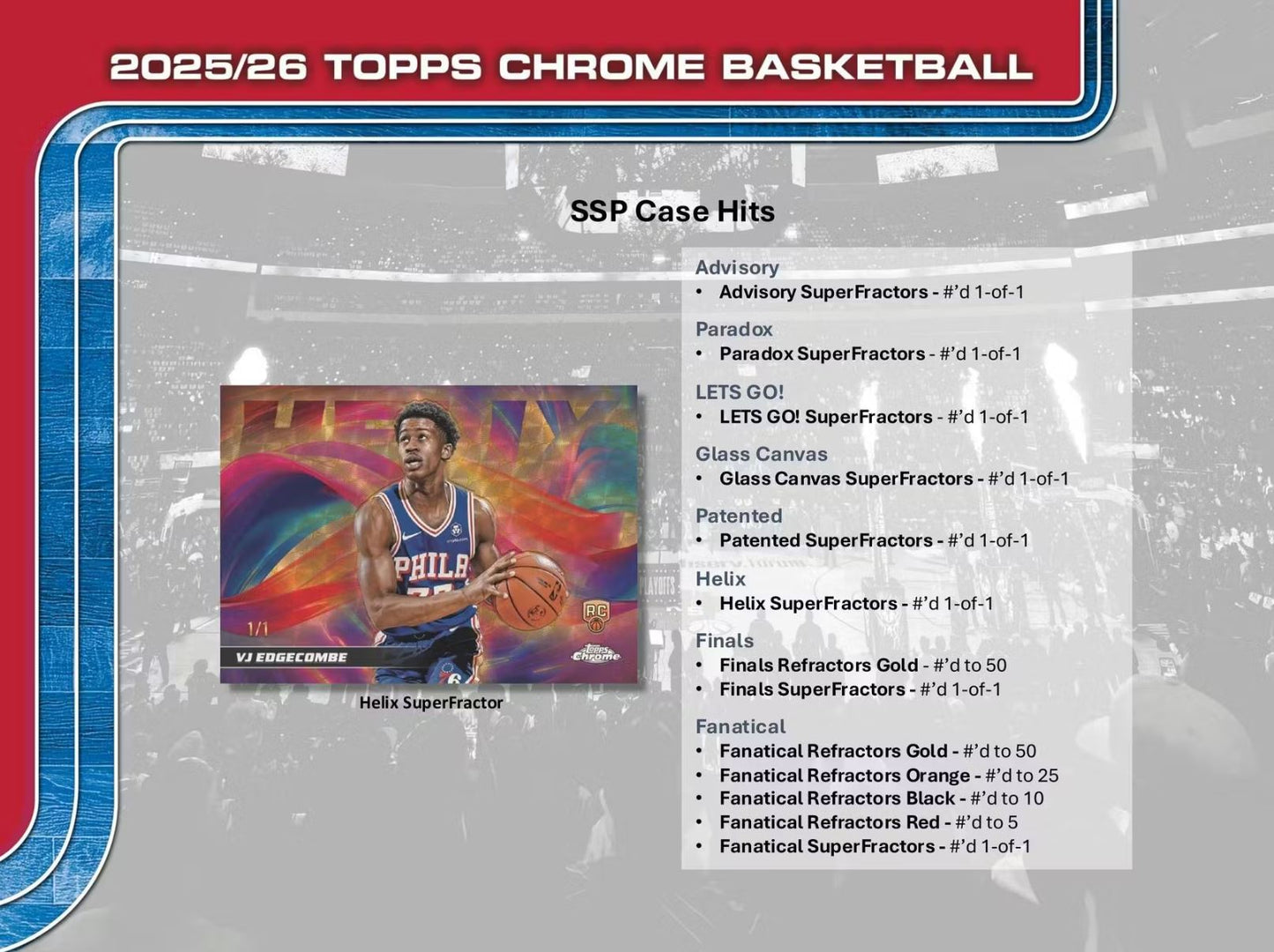 2025-26 Topps Chrome Basketball Mega Box