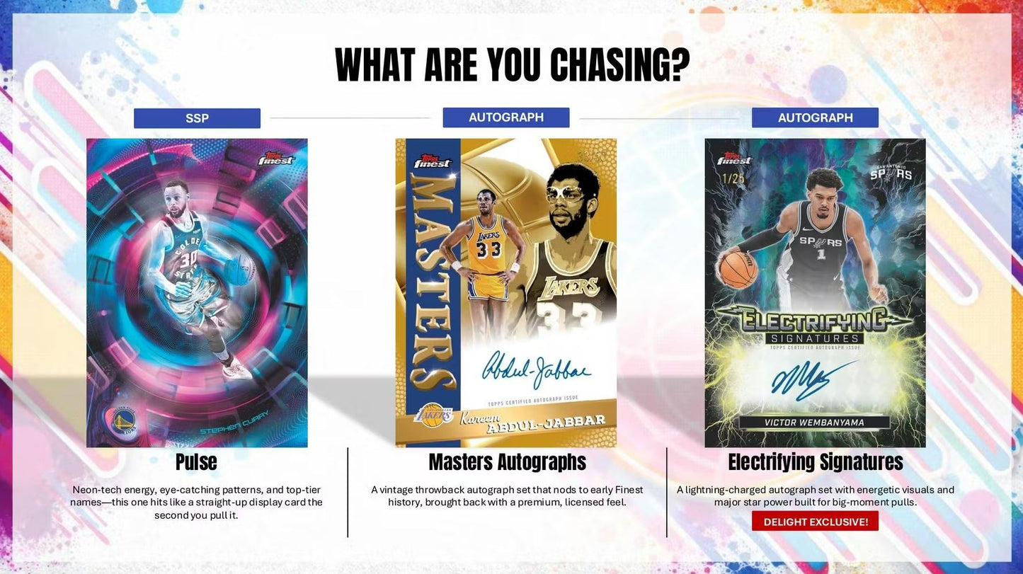2025-26 Topps Finest Basketball Hobby Box