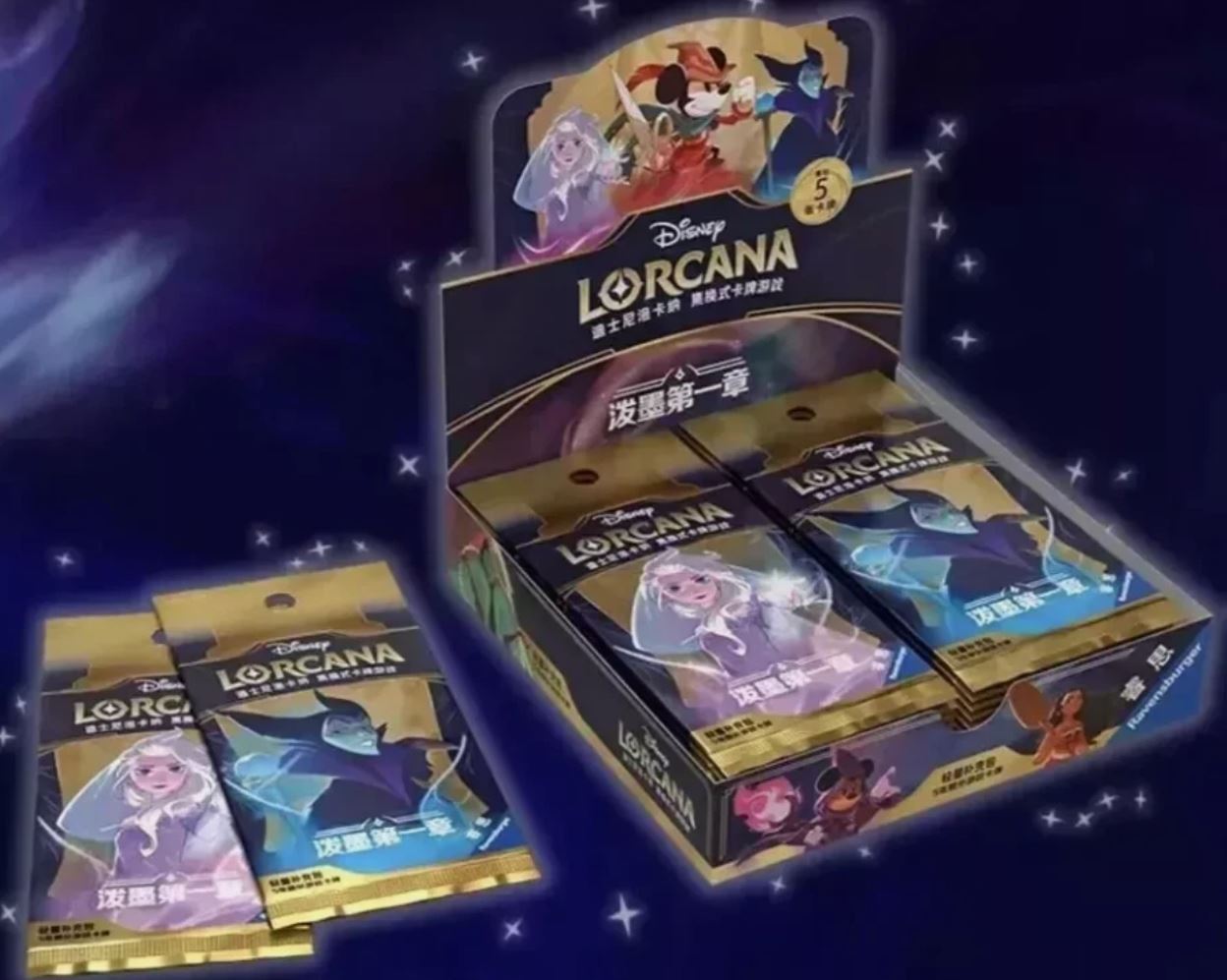 Disney Lorcana TCG: The First Chapter Light/Slim Booster Box (Chinese Edition)