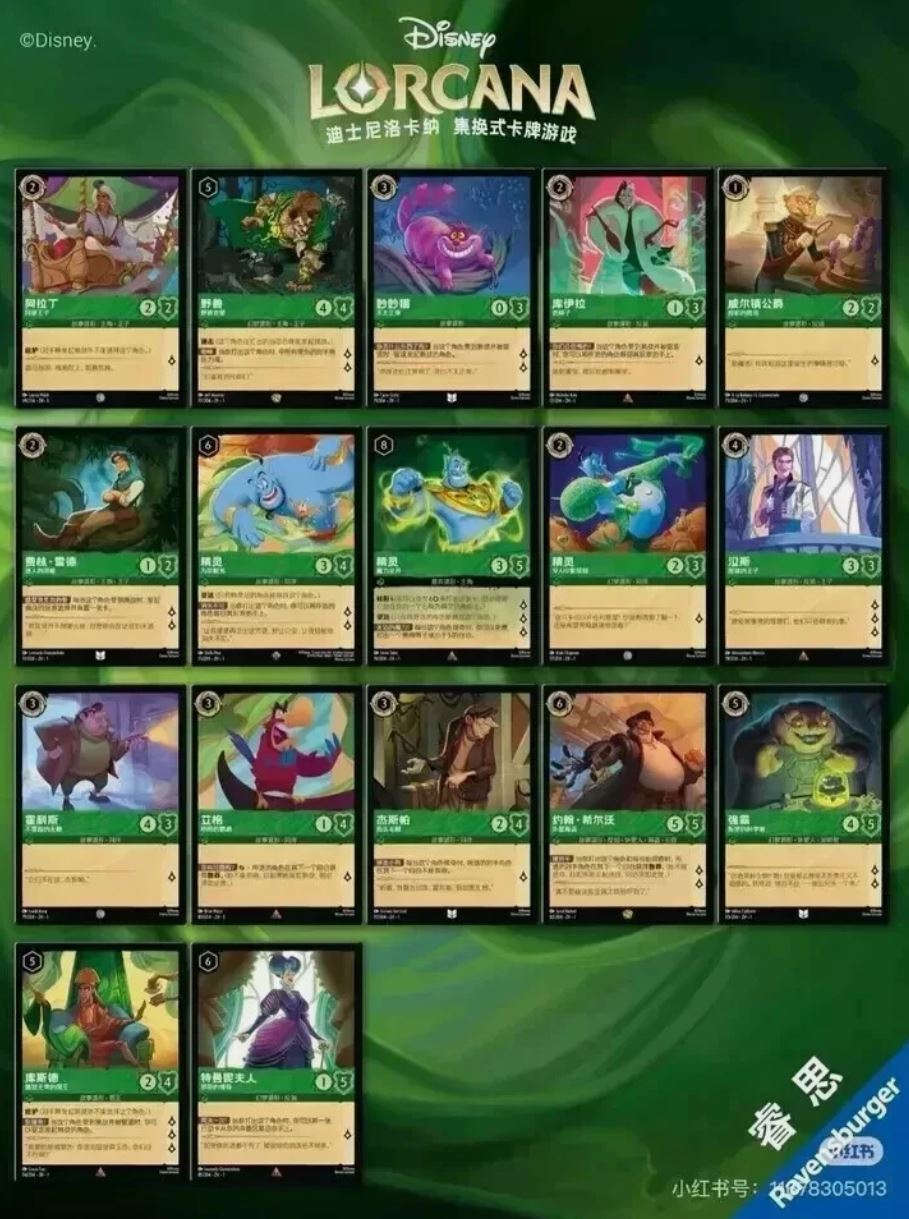Disney Lorcana TCG: The First Chapter Light/Slim Booster Box (Chinese Edition)