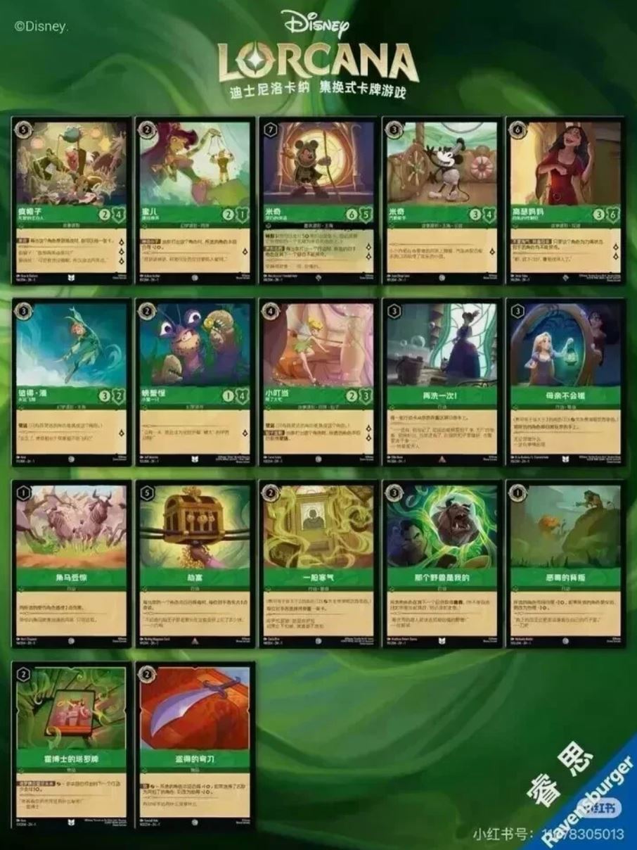 Disney Lorcana TCG: The First Chapter Light/Slim Booster Box (Chinese Edition)