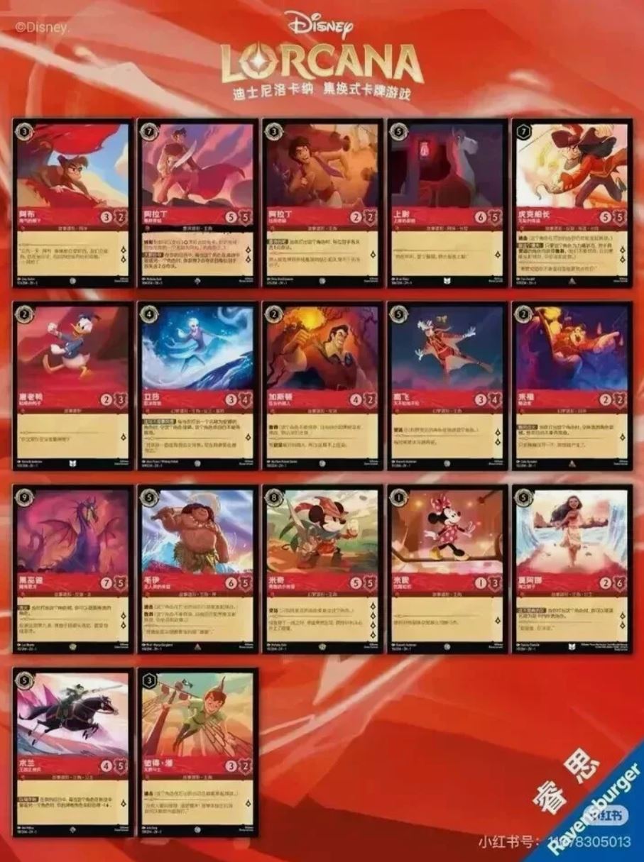 Disney Lorcana TCG: The First Chapter Light/Slim Booster Box (Chinese Edition)
