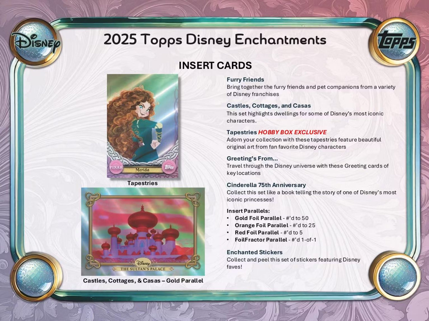 2025 Topps Disney Wonder Winter Mega Box