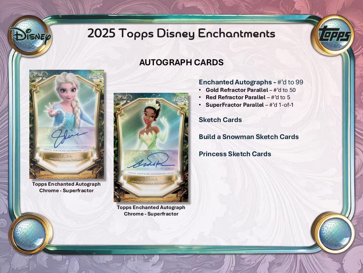 2025 Topps Disney Wonder Winter Mega Box