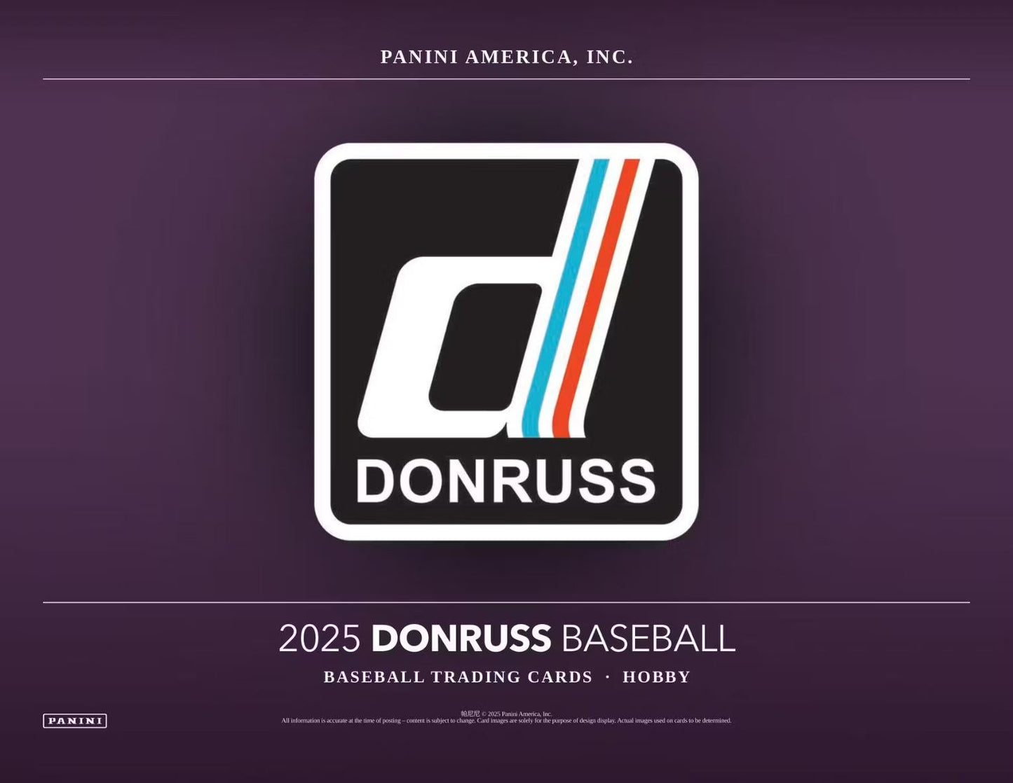 2025 Panini Donruss Baseball Hobby Box