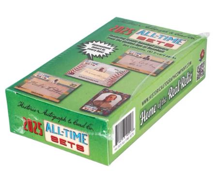 2025 Historic Autographs All Time Sets Baseball Hobby Box