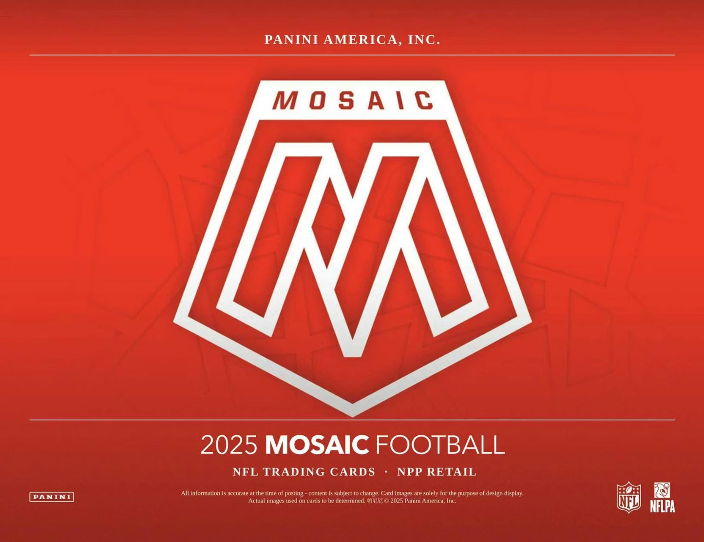 2025 Panini Mosaic Football Blaster Box