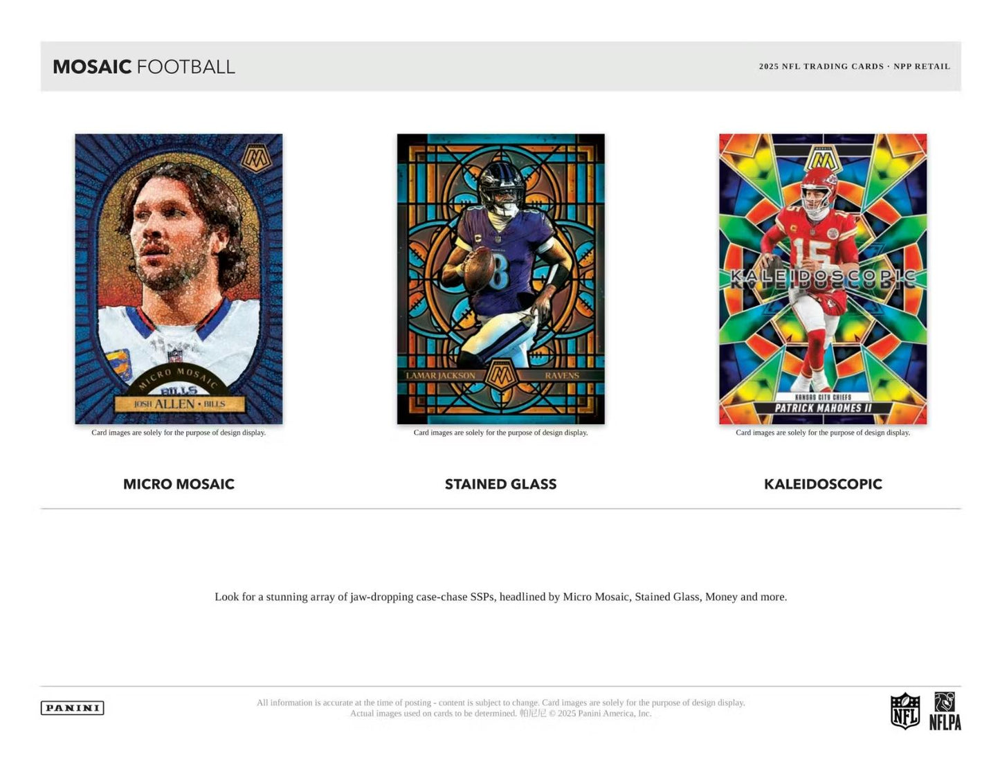 2025 Panini Mosaic Football Blaster Box