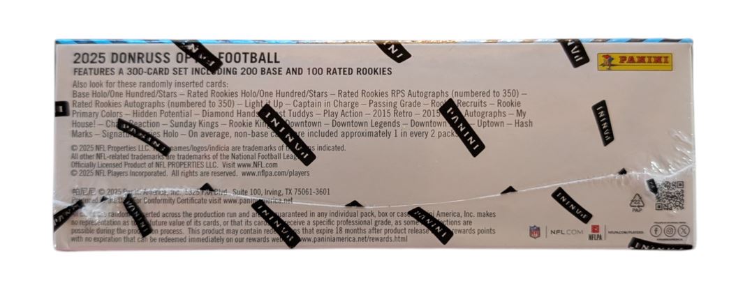 2025 Panini Donruss Optic Football Retail Box