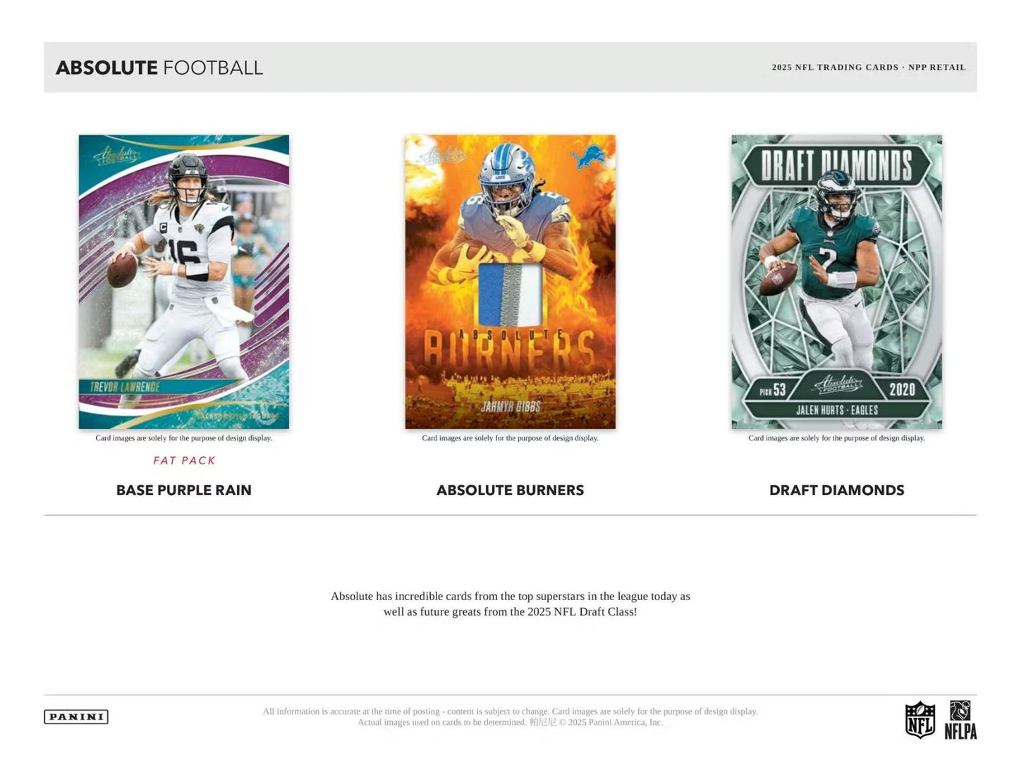 2025 Panini Asbolute Football Mega Box