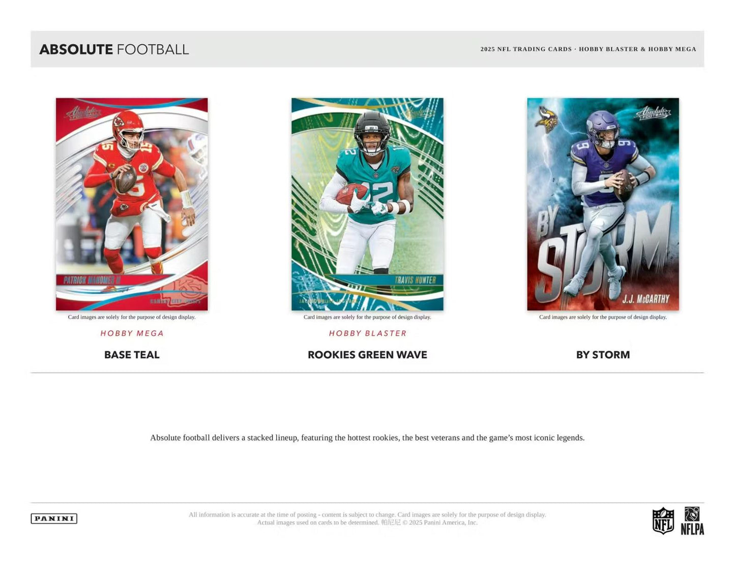 2025 Panini Absolute Football Hobby Mega Box