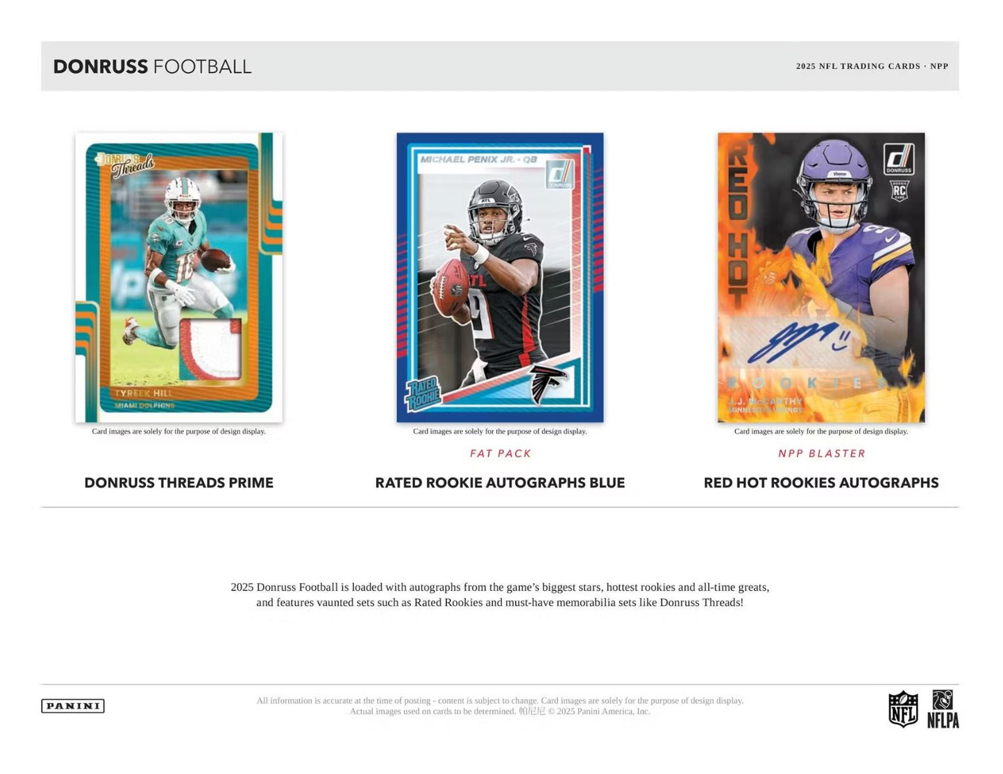 2025 Panini Donruss Football Mega Box