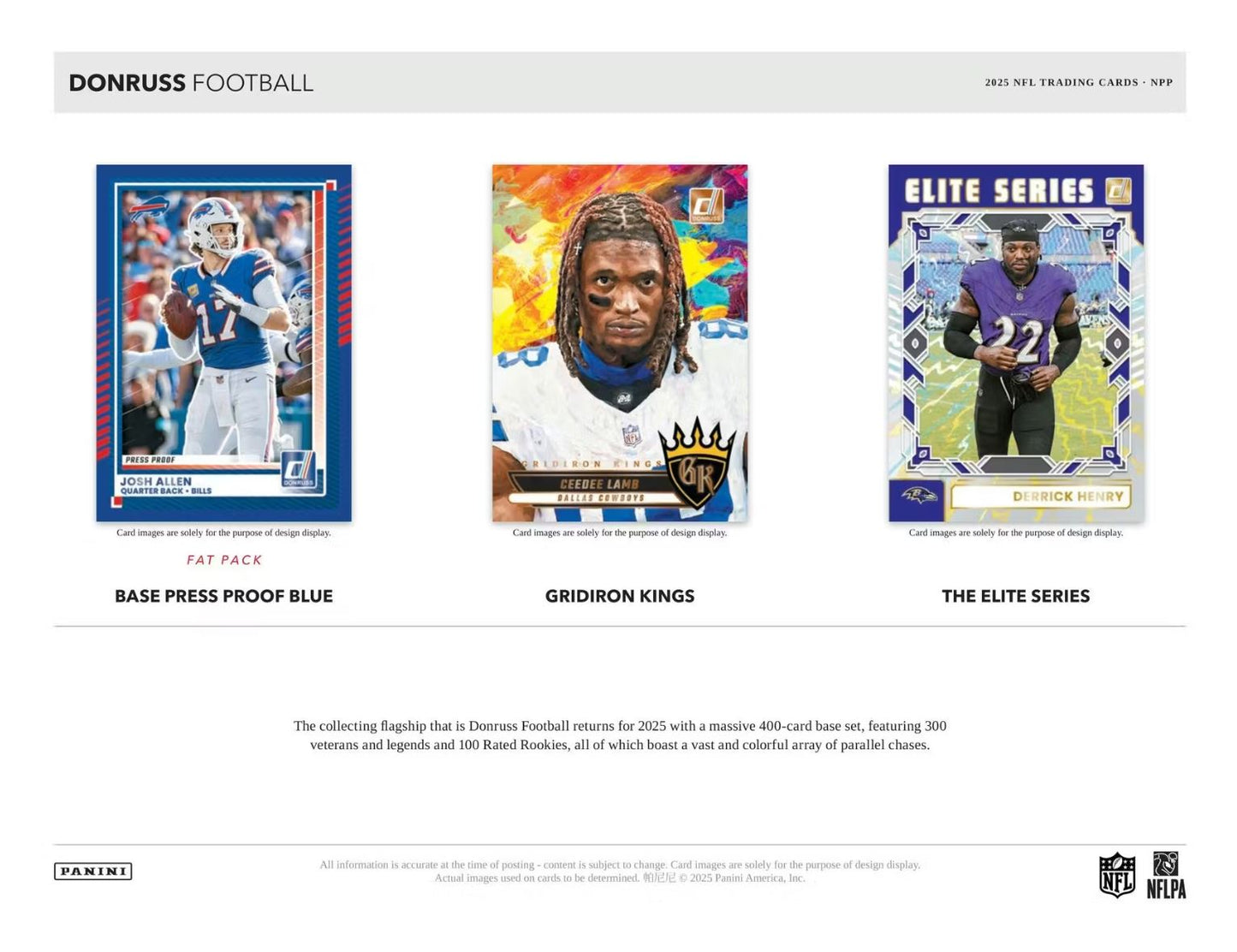 2025 Panini Donruss Football Retail Box (24 Packs)