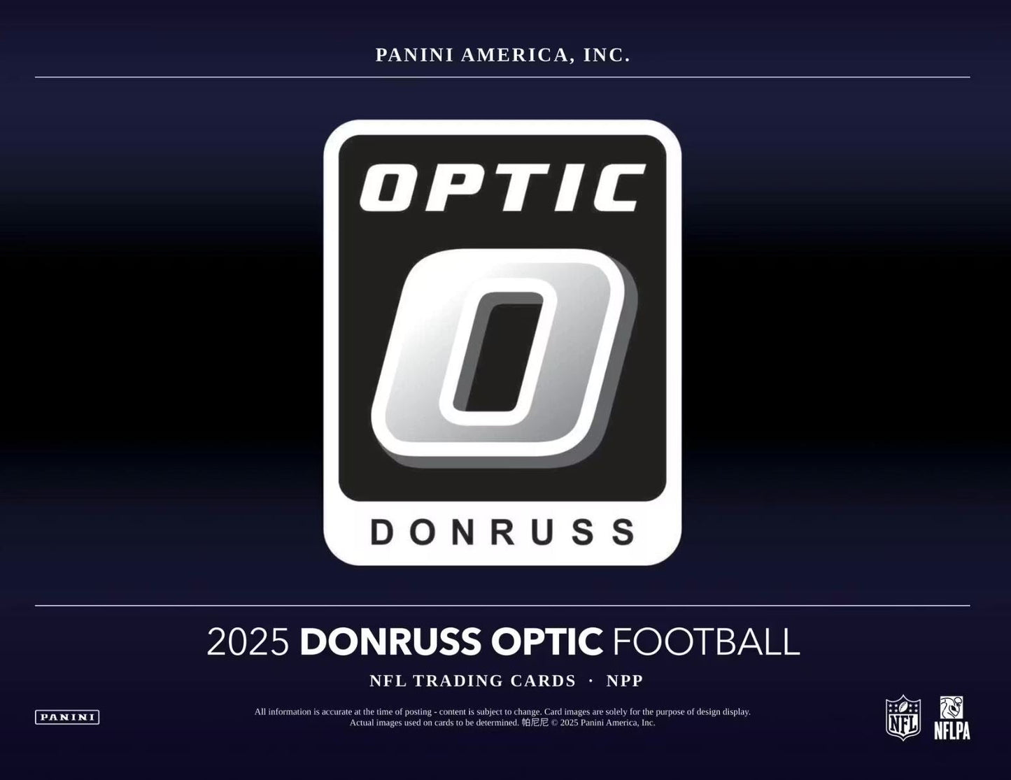2025 Panini Donruss Optic Football Blaster Box (Purple Shock Prizm's)