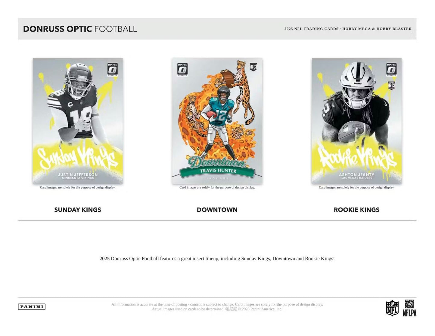 2025 Panini Donruss Optic Football Hobby Mega Box (Red Hyper Parallels)